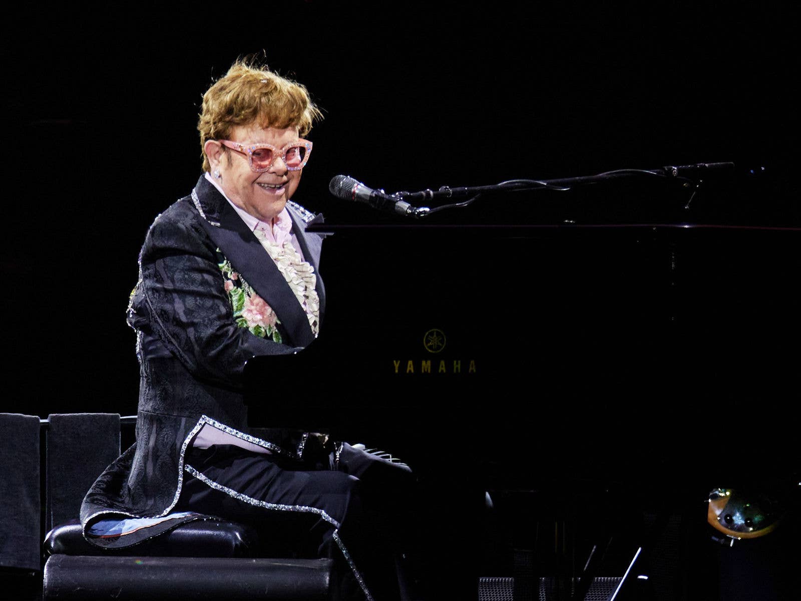 2023 - Sir Elton John Sir Elton John on stage during his Farewell Yellow Brick Road Tour in 2023.