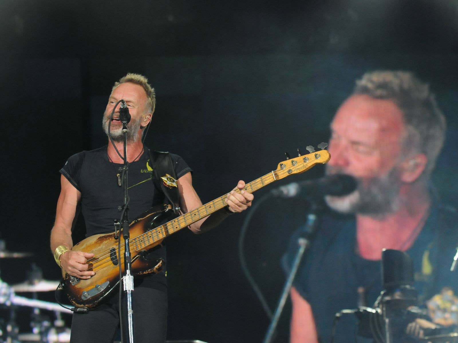 2008 - The Police The Police on stage at Suncorp Stadium during The Reunion Tour in 2008.